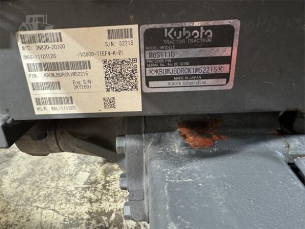 KUBOTA M6L-111 - Image 5