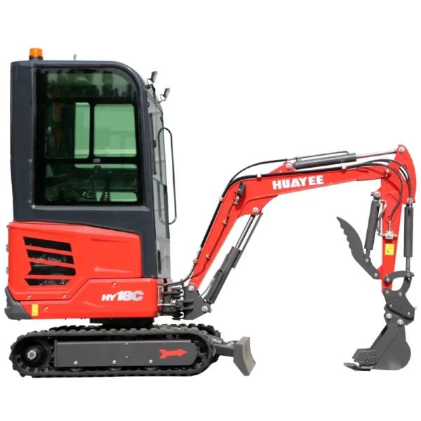 NEW 2-Ton Mini Excavator | 14hp Kubota Engine | Climate-Controlled Cab | HUAYEE HY18C - Image 5