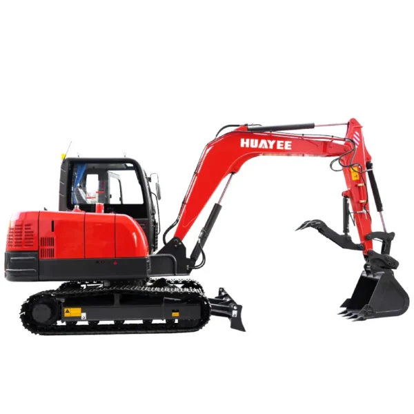 6 Ton Industrial Mini Excavator with Yanmar Engine & Enclosed Cab | HUAYEE HY60C - Image 2