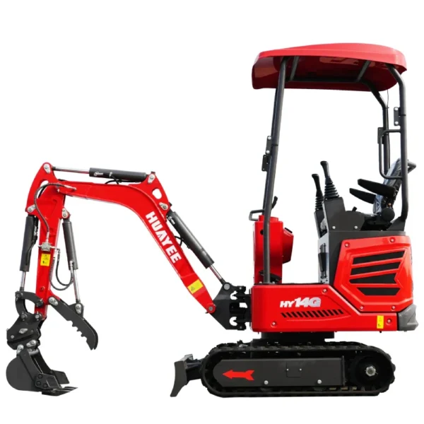 1 Ton Mini Excavator with Kubota Engine & Advanced Hydraulics | HUAYEE HY14G - Image 3
