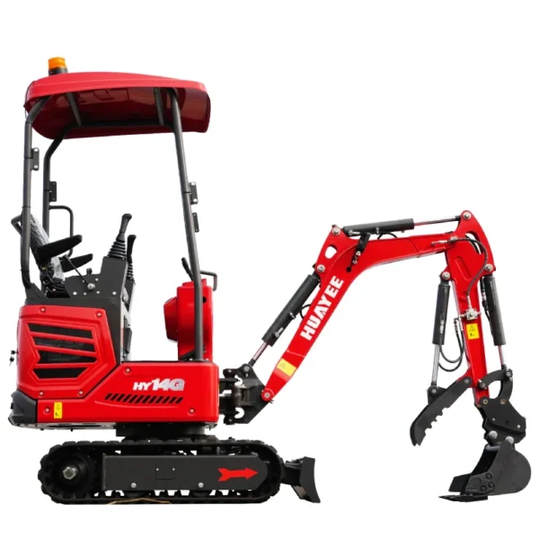 1 Ton Mini Excavator with Kubota Engine & Advanced Hydraulics | HUAYEE HY14G - Image 4